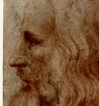 Portrait of Leonardo da Vinci